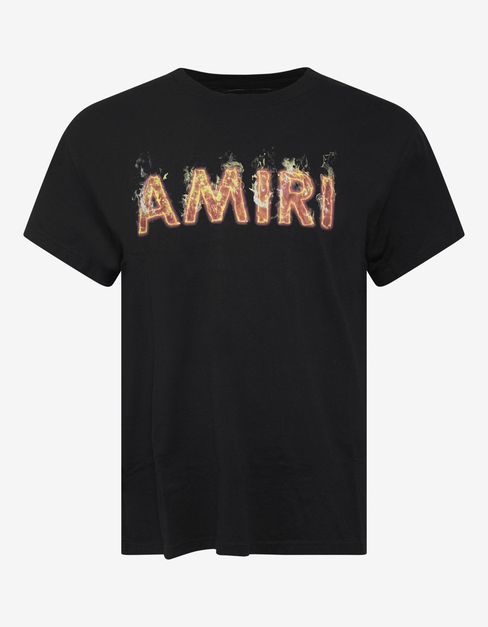 Black Amiri Flame Print T-Shirt – gdfgntlegmantobe.com