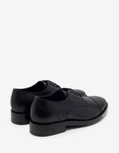 Load image into Gallery viewer, Black Logo Derby Shoes -
