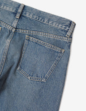 Load image into Gallery viewer, Blue Distressed Denim Jeans
