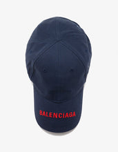 Load image into Gallery viewer, Blue Logo Visor Baseball Cap -
