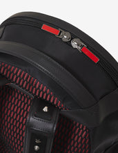 Load image into Gallery viewer, Backloubi Black Nylon Spikes Backpack
