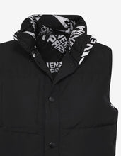 Load image into Gallery viewer, Black Logo Reversible Gilet
