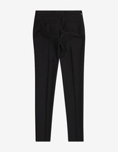 Load image into Gallery viewer, Black Single-Breasted Wool-Blend Suit
