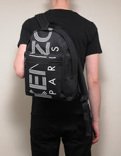 Load image into Gallery viewer, Black Logo Large Backpack
