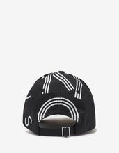 Load image into Gallery viewer, Black Logo Print Nylon Cap
