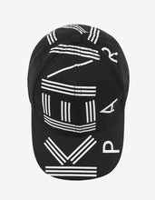 Load image into Gallery viewer, Black Logo Print Nylon Cap
