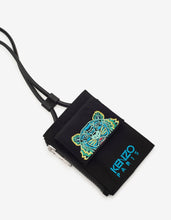 Load image into Gallery viewer, Black Tiger Card Holder with Strap -
