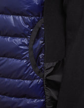 Load image into Gallery viewer, Black &amp; Blue Hooded Fleece Sweatshirt
