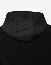 Load image into Gallery viewer, Black &amp; Blue Hooded Fleece Sweatshirt
