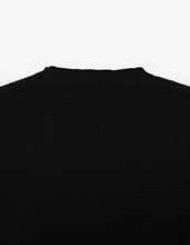 Load image into Gallery viewer, Black Logo Patch Cashmere Sweater

