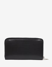 Load image into Gallery viewer, Black Logo Monogram Zip Wallet
