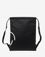 Load image into Gallery viewer, Black Go Logo Leather Backpack
