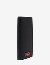 Load image into Gallery viewer, Black Grain Leather Long Wallet
