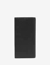 Load image into Gallery viewer, Black Grain Leather Long Wallet
