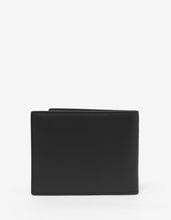 Load image into Gallery viewer, Black Leather VLTN Billfold Wallet
