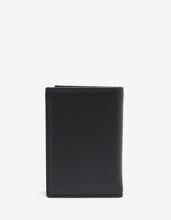 Load image into Gallery viewer, Black Leather Rockstud Card Wallet
