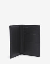 Load image into Gallery viewer, Black Leather Rockstud Card Wallet
